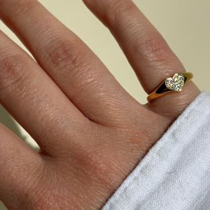 Bague de petit doigt Coeur